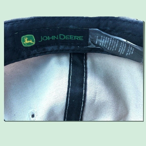 John Deere Hat Cap K-Products Embroidered‎ Khaki Adjustable buckle strap - Picture 6 of 6